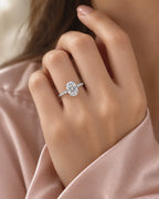 IG post - Anel Solitário Oval Moissanite 1 Quilate Prata 925 | Certificado GRA
