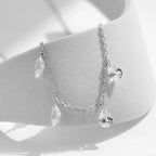 Colar Choker Gota com Zircônia em Prata 925