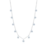 Colar Choker Gota com Zircônia em Prata 925