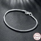 Pulseira Charme Cobra em Prata 925
