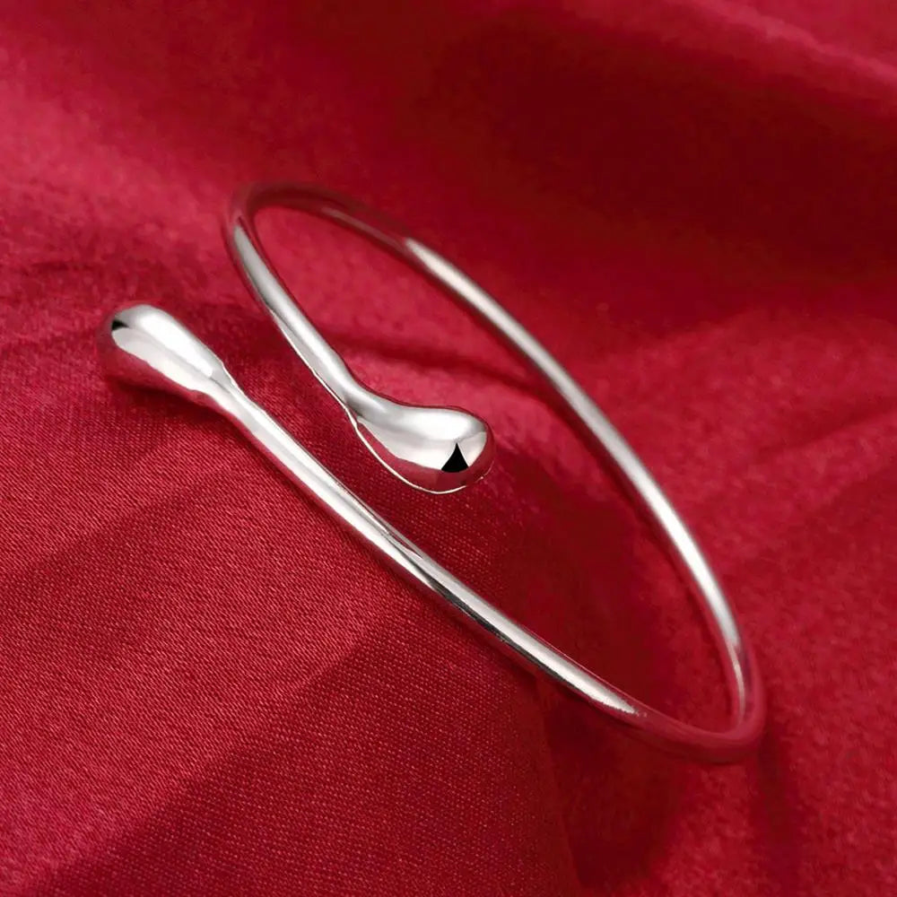 Pulseira Gotas de Água em Prata 925