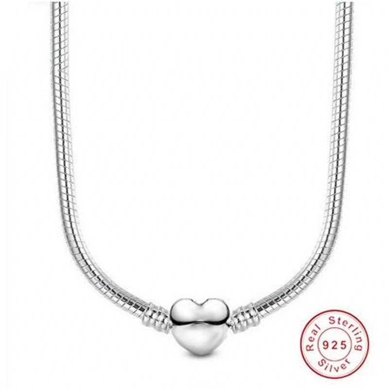 Colar Choker Coração em Prata 925