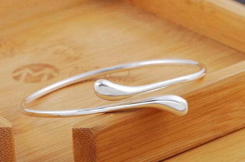Pulseira Gotas de Água em Prata 925