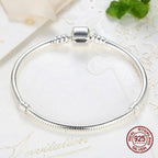 Pulseira Charme Cobra em Prata 925
