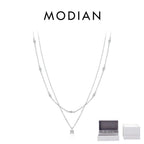 Colar Choker Duplo com Moissanite em Prata 925