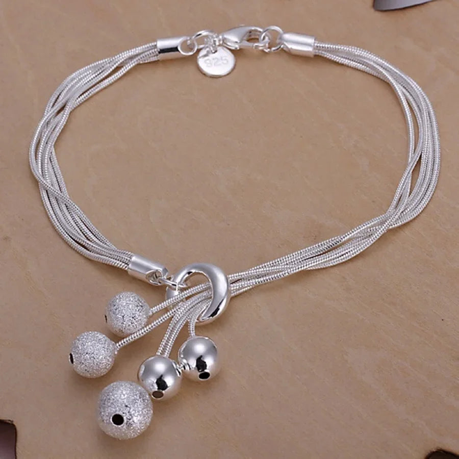 Pulseira Corrente Sólida em Prata 925