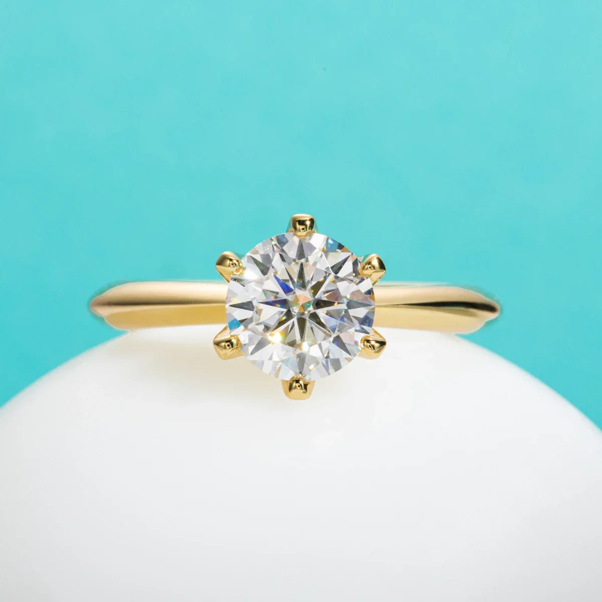 Anel Solitário Moissanite 3 Quilates Prata 925 | Luxo | GRA