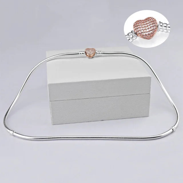 Colar Choker Coração em Prata 925